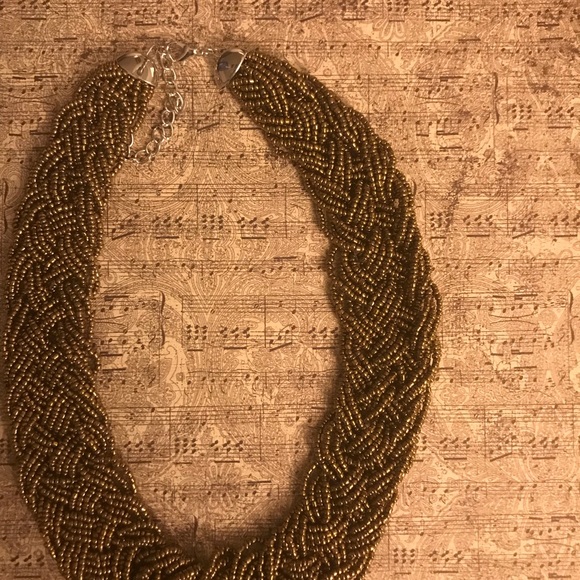 3/$25 Necklace Copper seed beads braided necklace - Picture 7 of 7